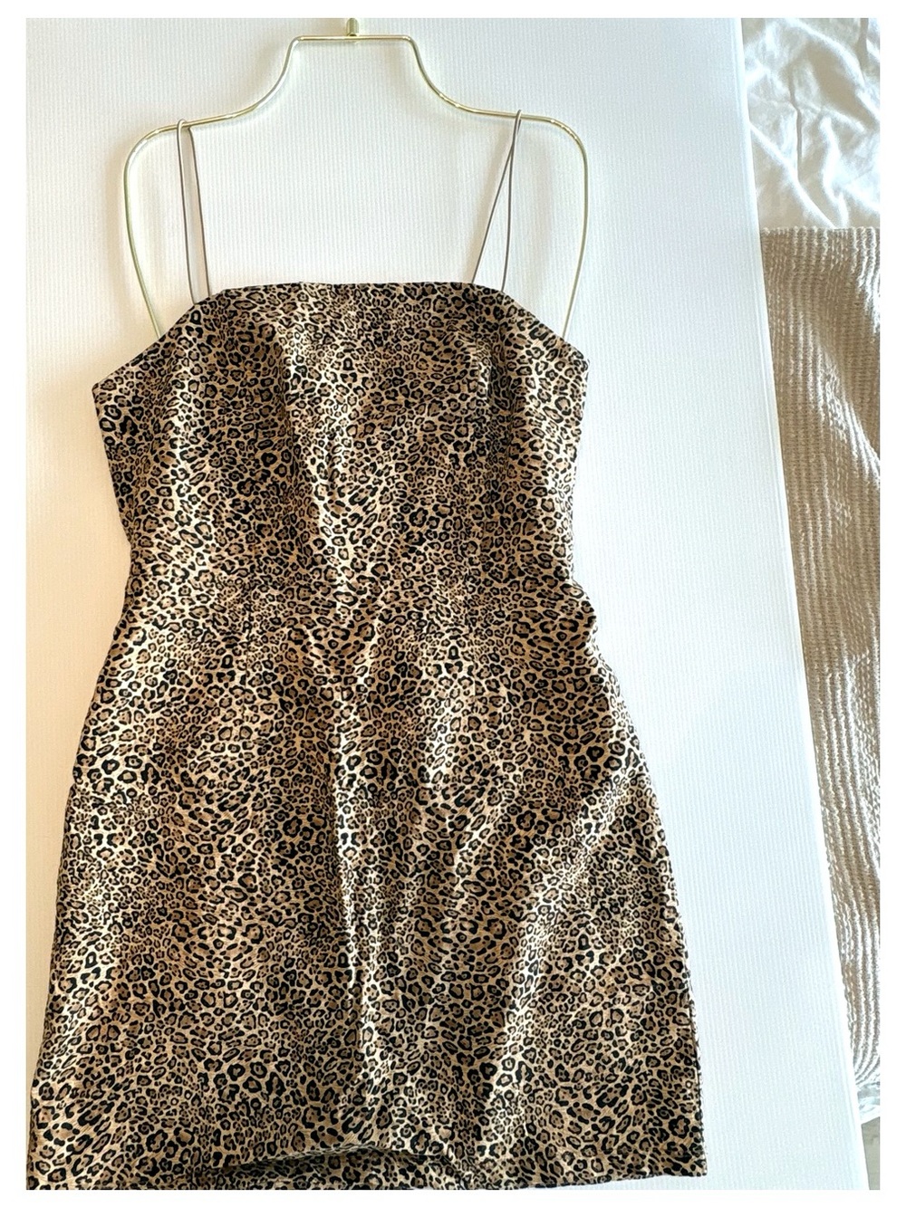 Urban Outfitters Leopard Print Mini Dress NWOT US 4